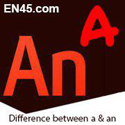تفاوت بین حرف اضافه a و an